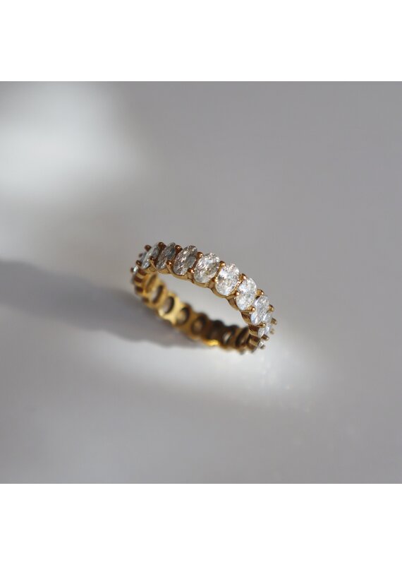 Jessa Jewelry Oval Eternity Ring
