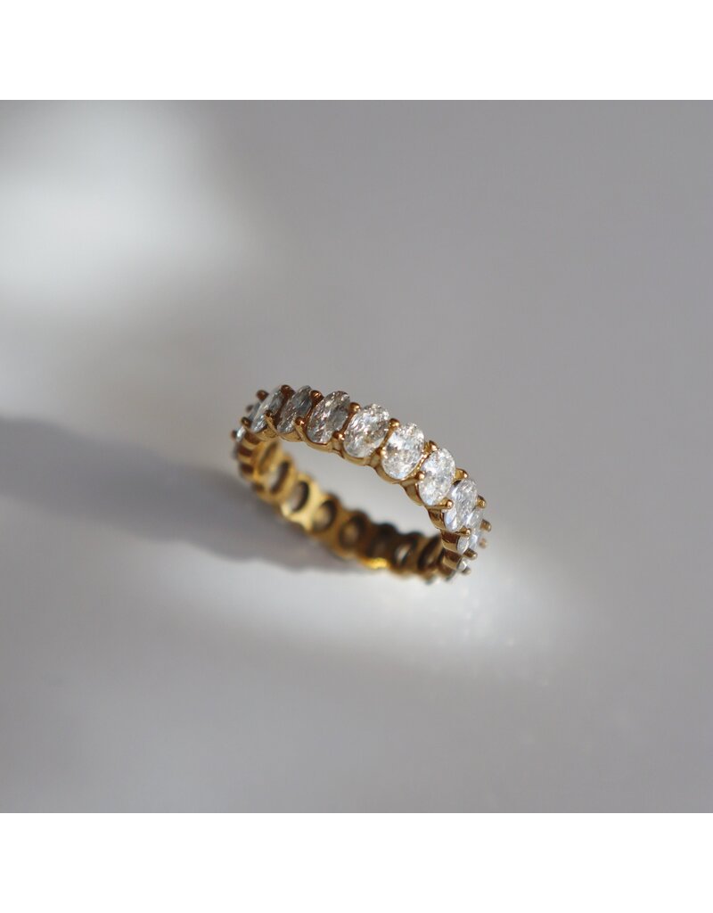 Jessa Jewelry Oval Eternity Ring