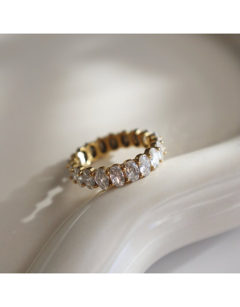 Jessa Jewelry Oval Eternity Ring