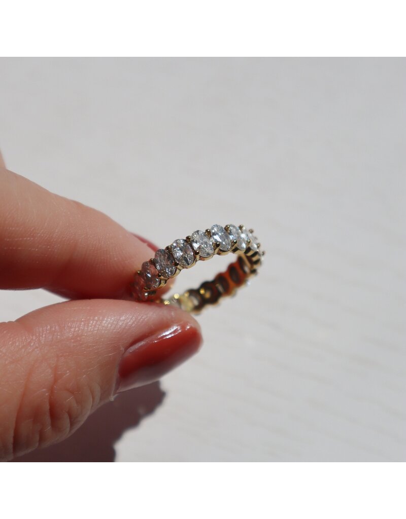 Jessa Jewelry Oval Eternity Ring