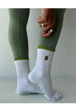 Almla Active Olive Garnish Grippy Socks