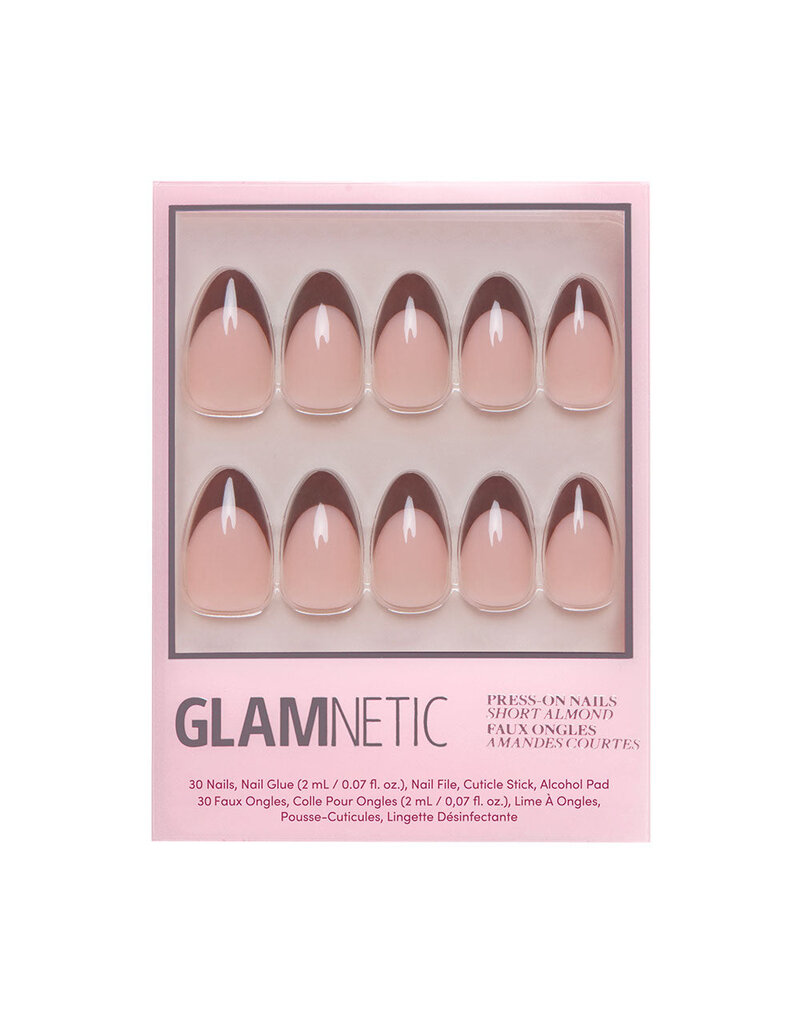 Glamnetic Chocolat Press-On Nails - Short Almond Shape
