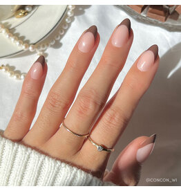 Glamnetic Chocolat Press-On Nails - Short Almond Shape