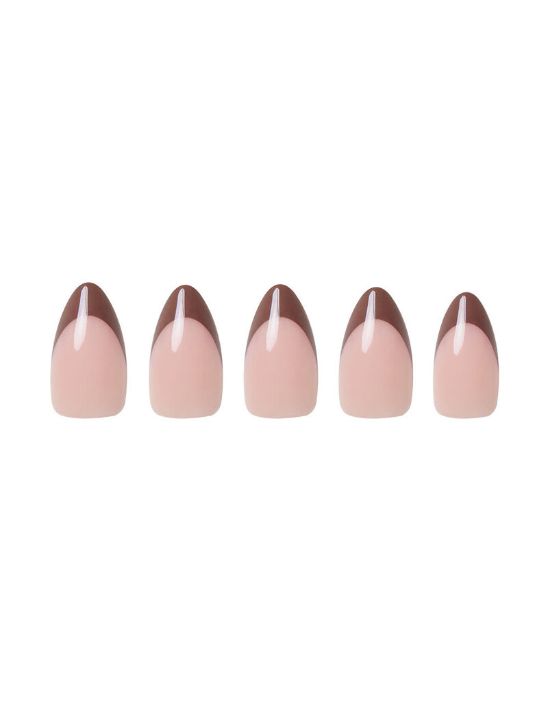 Glamnetic Chocolat Press-On Nails - Short Almond Shape