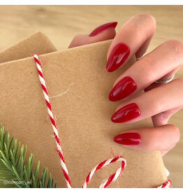 Glamnetic Classic Red Press-On Nails - Short Almond Shape