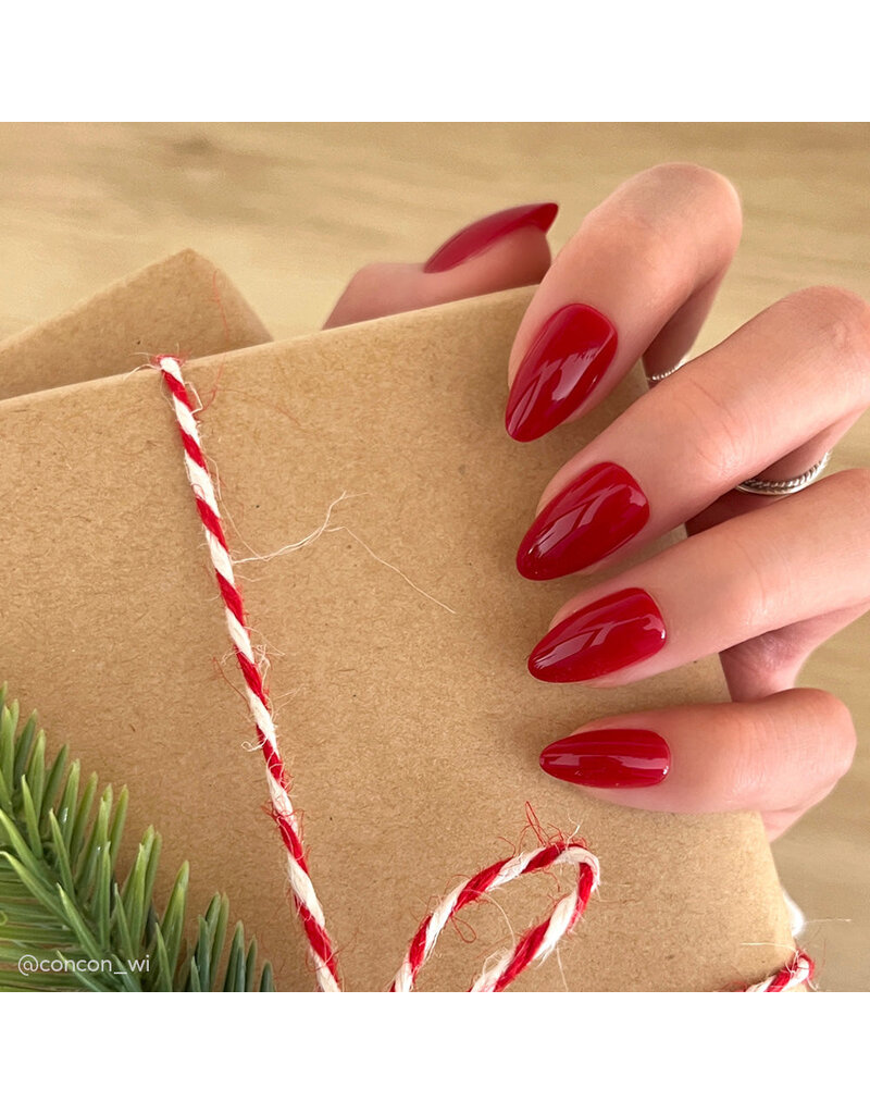 Glamnetic Classic Red Press-On Nails - Short Almond Shape