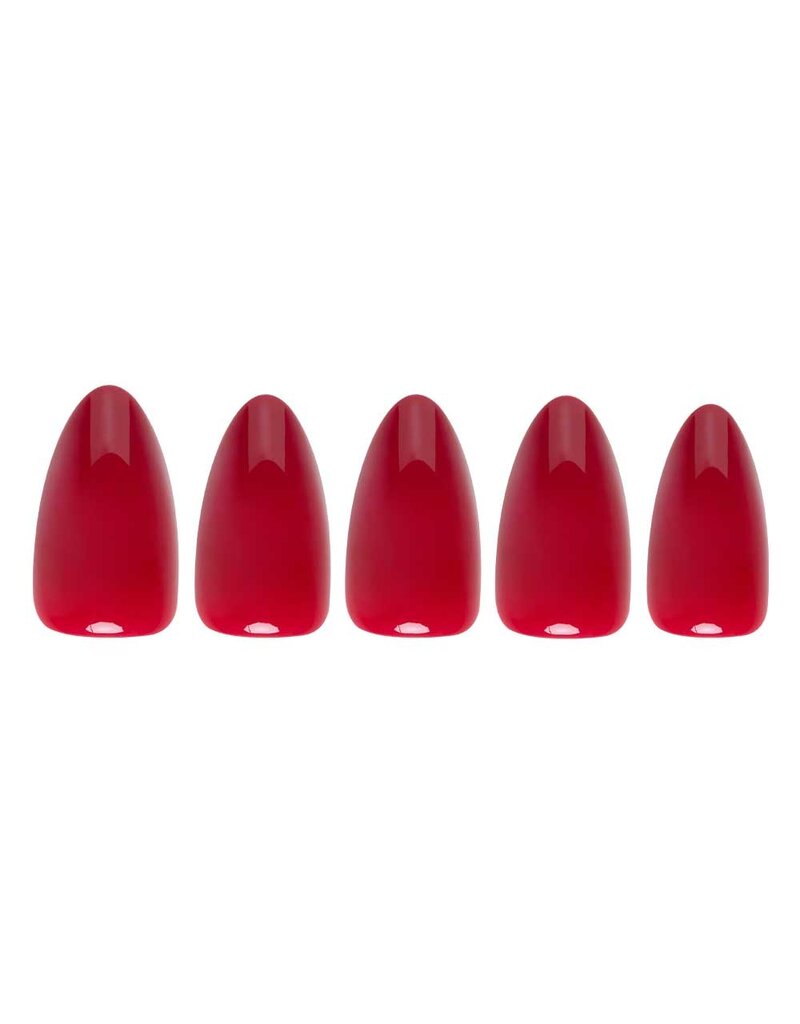 Glamnetic Classic Red Press-On Nails - Short Almond Shape