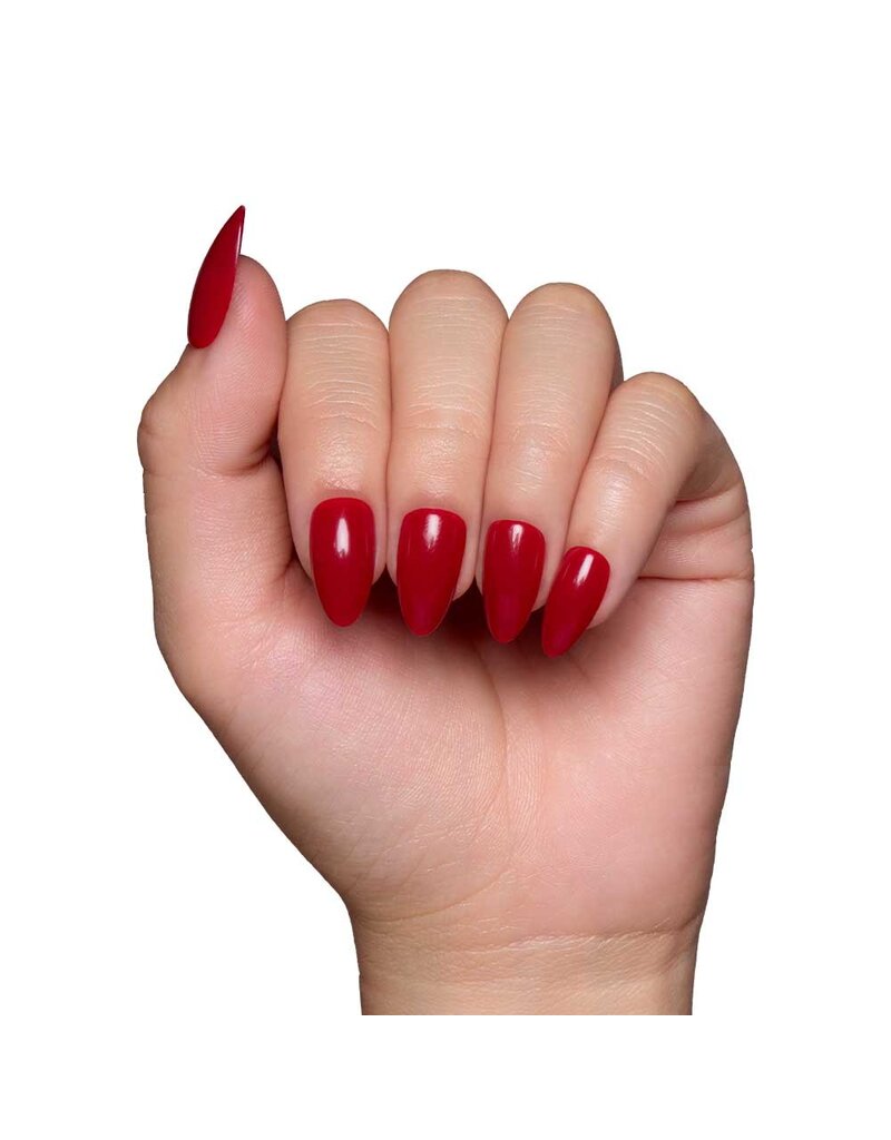 Glamnetic Classic Red Press-On Nails - Short Almond Shape