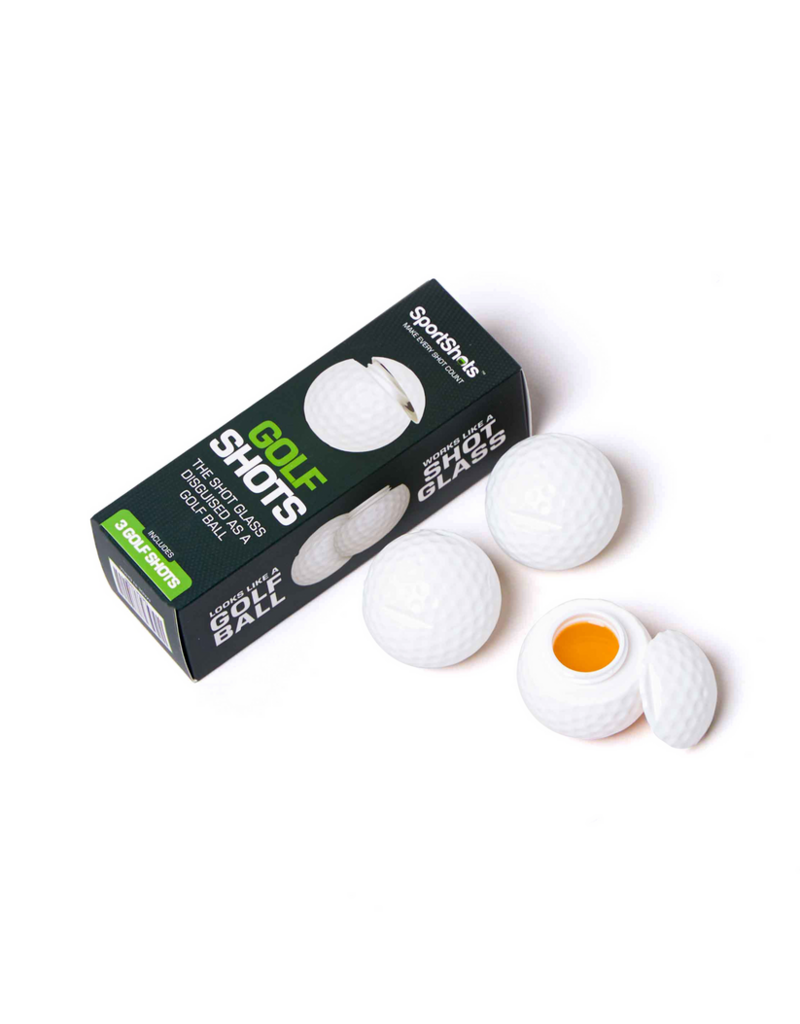 Sport Shots Golf Shots® - The Original Golf Ball Shaped Shot Glass
