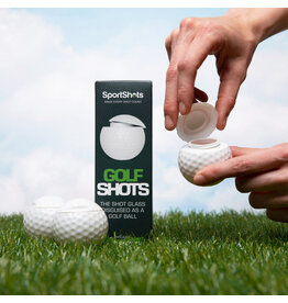 Sport Shots Golf Shots® - The Original Golf Ball Shaped Shot Glass