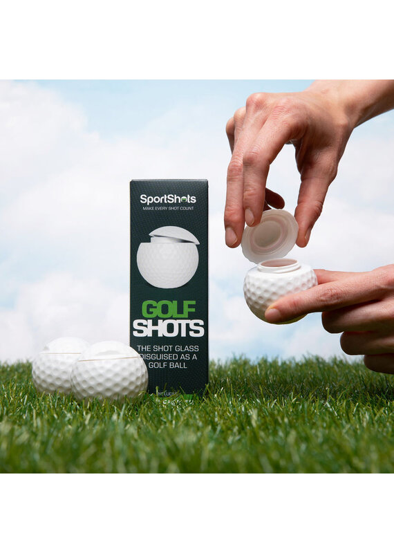Sport Shots Golf Shots® - The Original Golf Ball Shaped Shot Glass