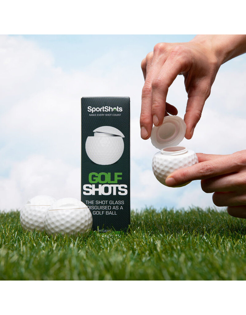 Sport Shots Golf Shots® - The Original Golf Ball Shaped Shot Glass