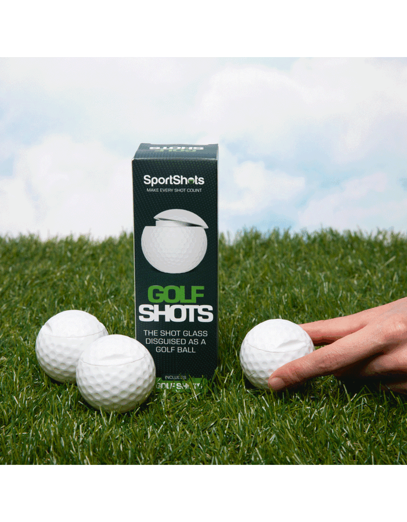 Sport Shots Golf Shots® - The Original Golf Ball Shaped Shot Glass