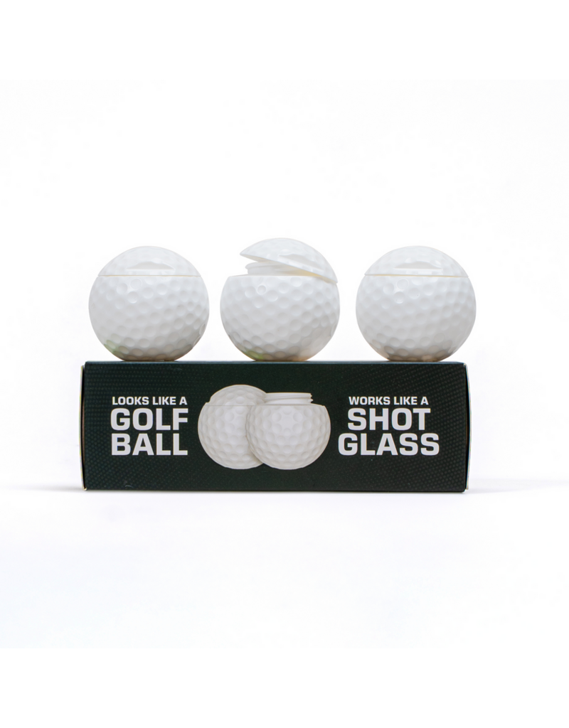 Sport Shots Golf Shots® - The Original Golf Ball Shaped Shot Glass