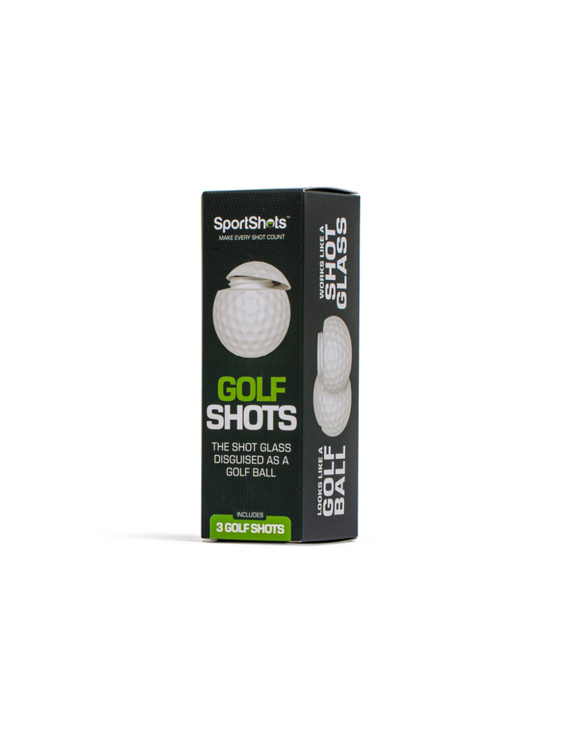 Sport Shots Golf Shots® - The Original Golf Ball Shaped Shot Glass