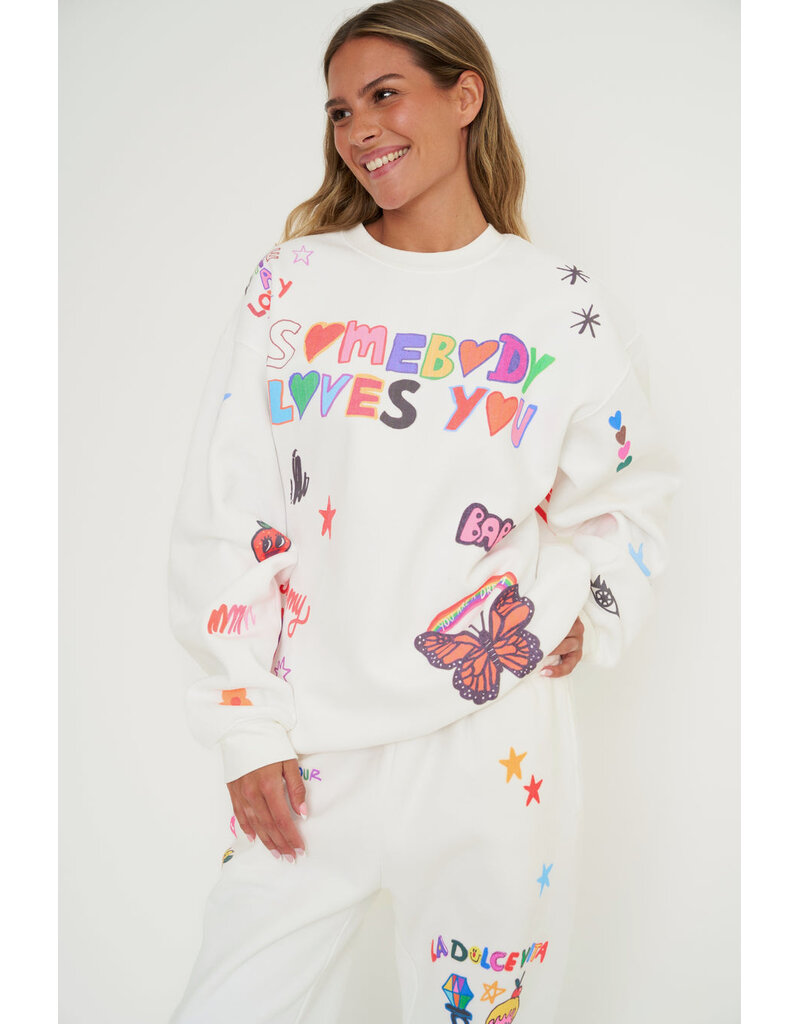 The Mayfair Group Somebody Loves You Crewneck