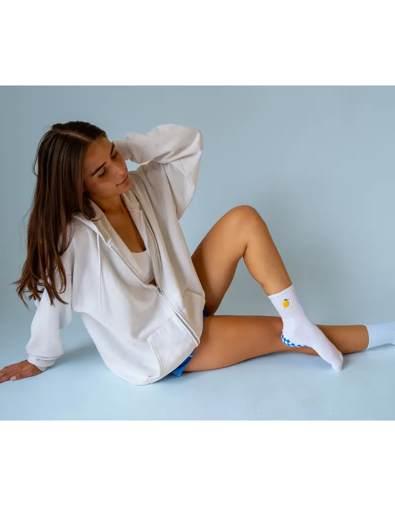 The Limoncello Grippy Sock