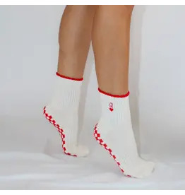 The Queen of Hearts Grippy Sock