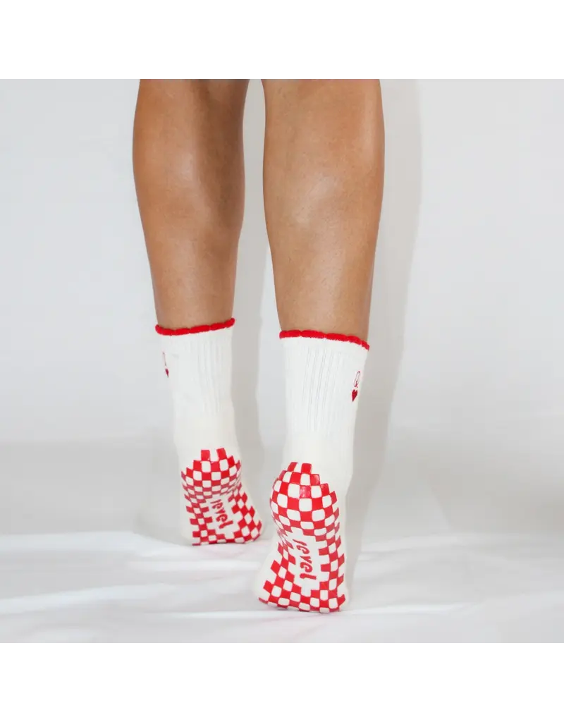 The Queen of Hearts Grippy Sock