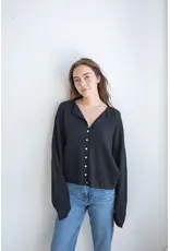 Things Between Black Piper Cardigan