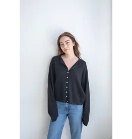 Things Between Black Piper Cardigan