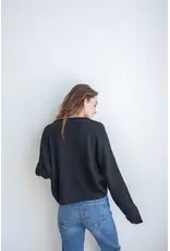 Things Between Black Piper Cardigan