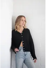 Things Between Black Piper Cardigan