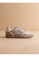 April Lace Trimmed Sneaker w/ Charms