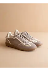 April Lace Trimmed Sneaker w/ Charms