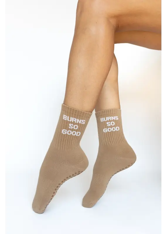 Burns So Good Pilates Socks