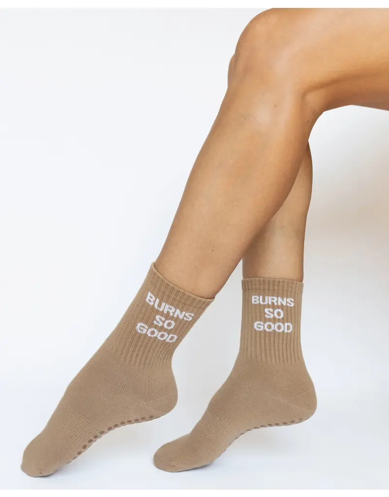 Burns So Good Pilates Socks
