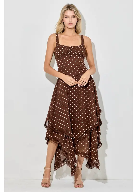 Charlie Asymmetrical Ruffle Dress