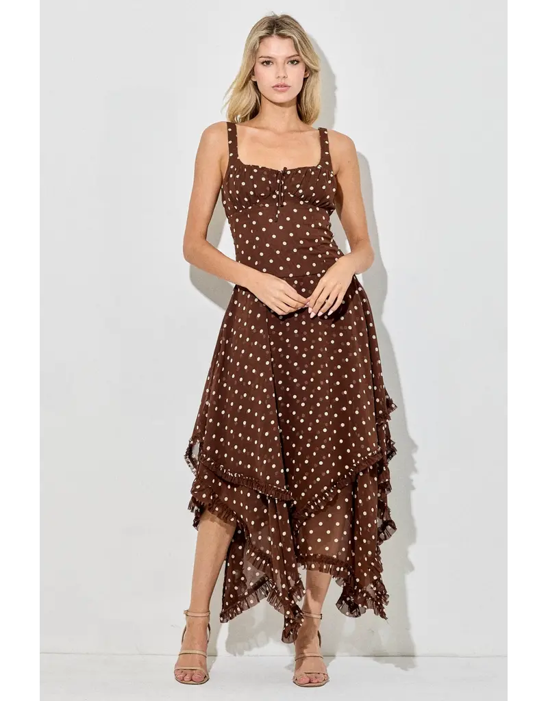 Charlie Asymmetrical Ruffle Dress