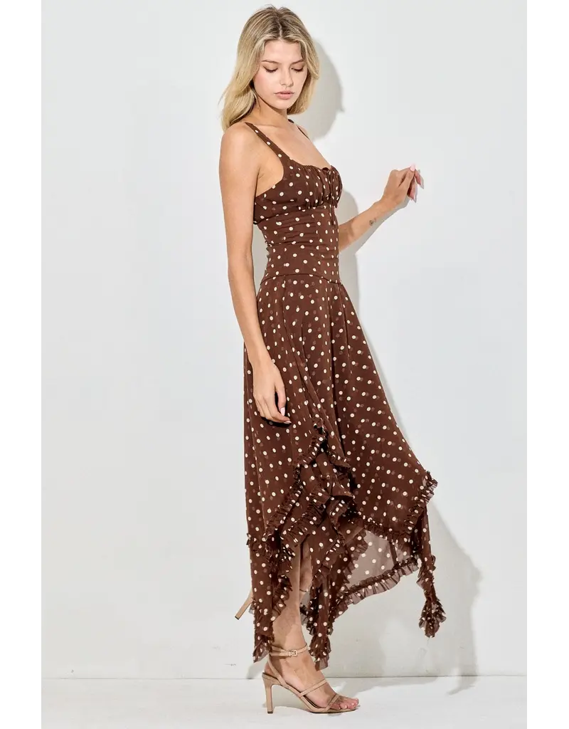 Charlie Asymmetrical Ruffle Dress