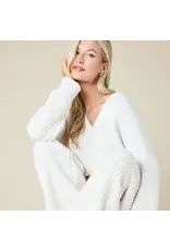 Softies Marshmallow Waffle V-Neck Lounge Set