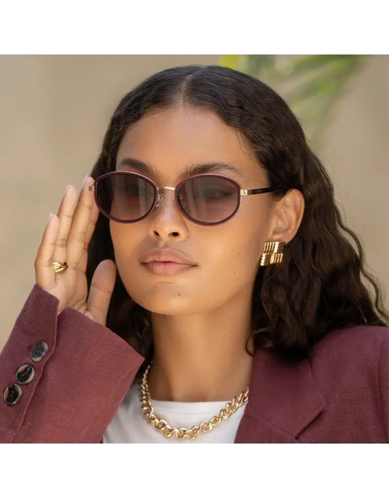 FREYRS Eyewear Jordan Acetate Oval Sunglasses