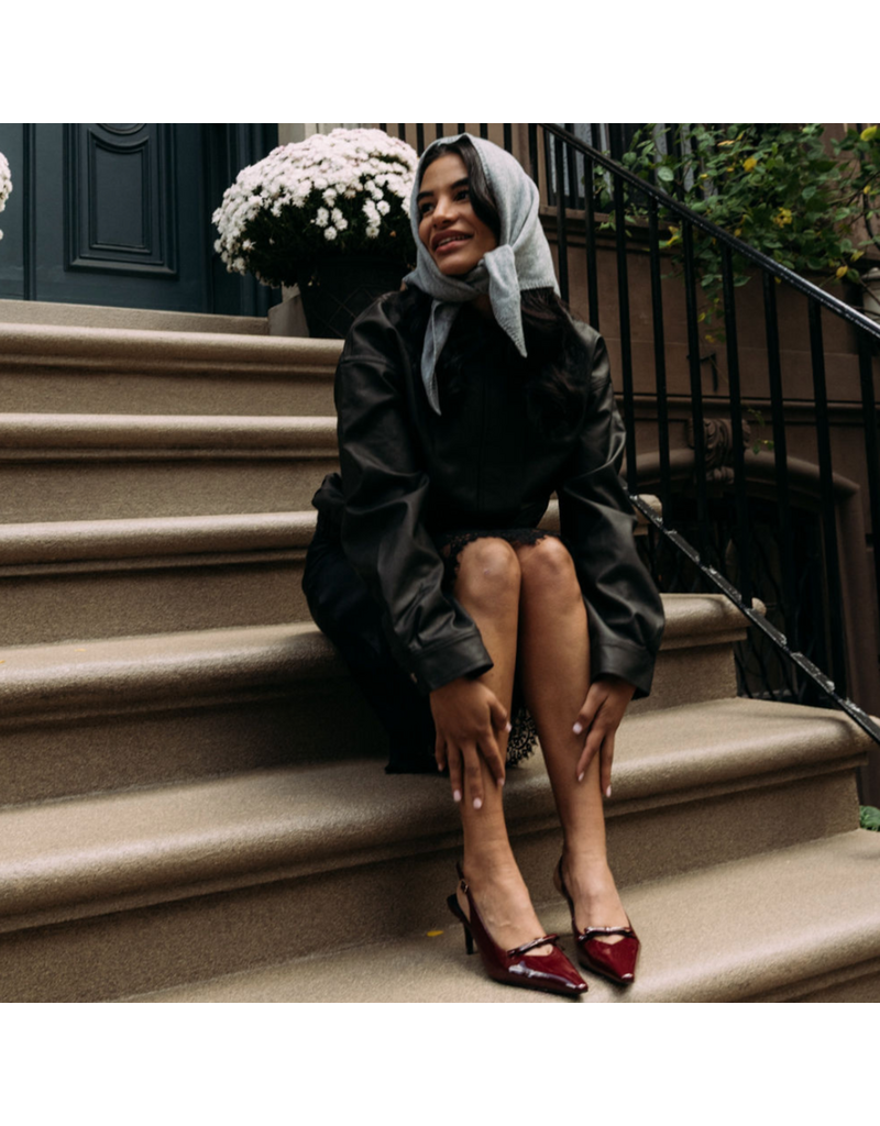 Amie Rafa Georgia Pointy Toe Bow Heels