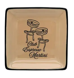 Properly Improper Trinket Tray "Club Espresso Martini"