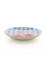 Properly Improper Trinket Tray 'Gingham Cherry'