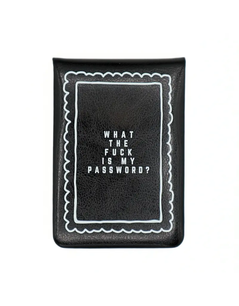 Properly Improper Pocket Journal "WTF is my Password"