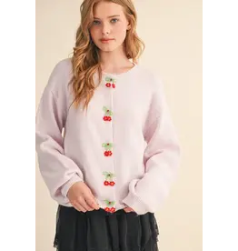 &Merci Dahlia Beaded Sweater Cardigan