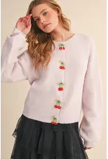 &Merci Dahlia Beaded Sweater Cardigan