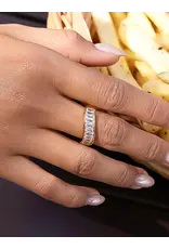 Flanerie Calyxe 18K Gold Non-Tarnish Band Ring