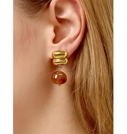 Flanerie Annina 18K Gold Non-Tarnish Drop Earrings