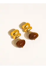 Flanerie Annina 18K Gold Non-Tarnish Drop Earrings