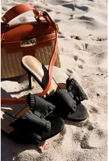 Lemonade Shoes Beach House Raffia Bow Heel