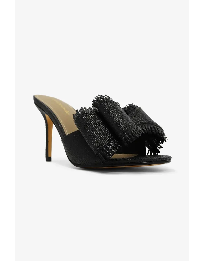Lemonade Shoes Beach House Raffia Bow Heel