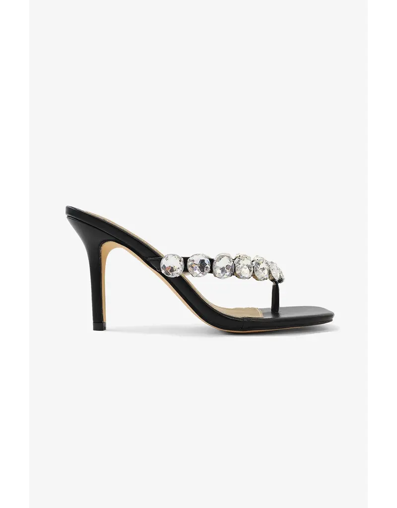 Lemonade Shoes Maybourne Embellished Thong Heels