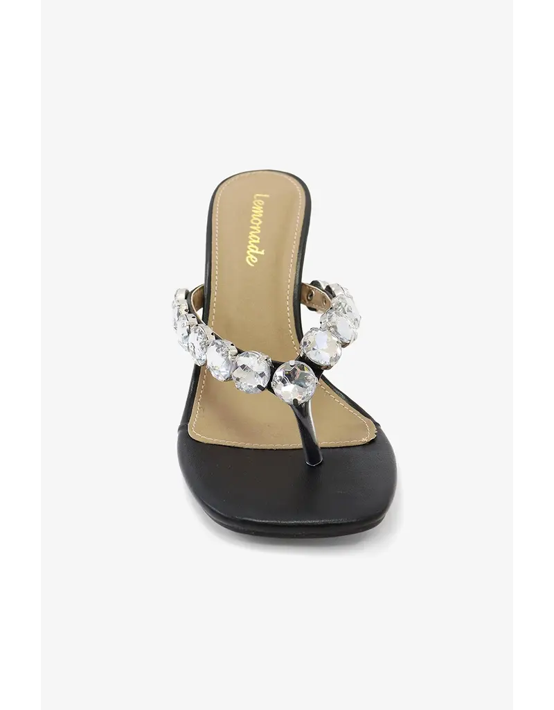 Lemonade Shoes Maybourne Embellished Thong Heels