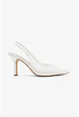 Lemonade Shoes Zayla Sheer Mesh Slingback Pump